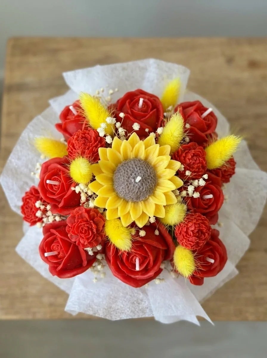 Bouquet Mix Premium - Atardecer Radiante - vista 2