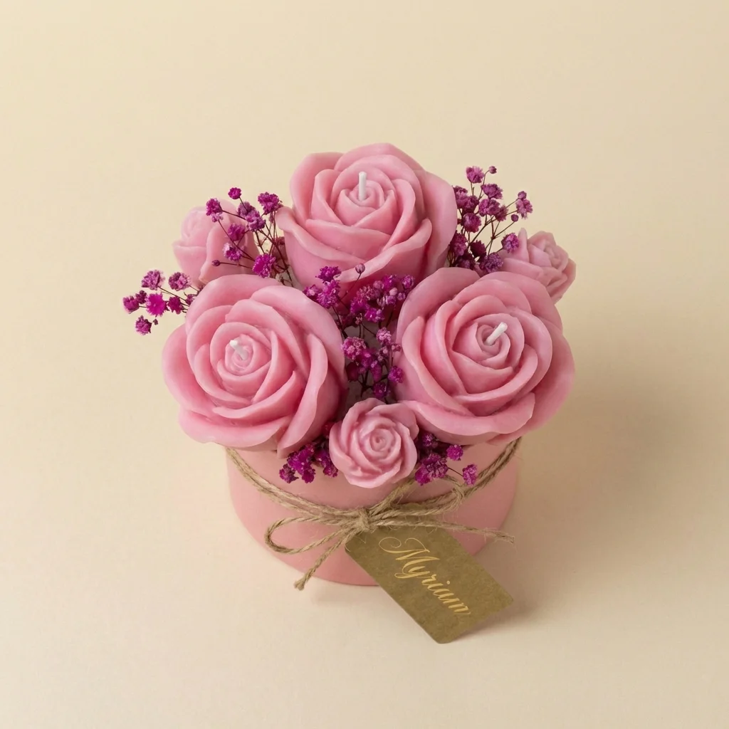 Bouquet Eterno Rosas de Cera de Soya - vista 4