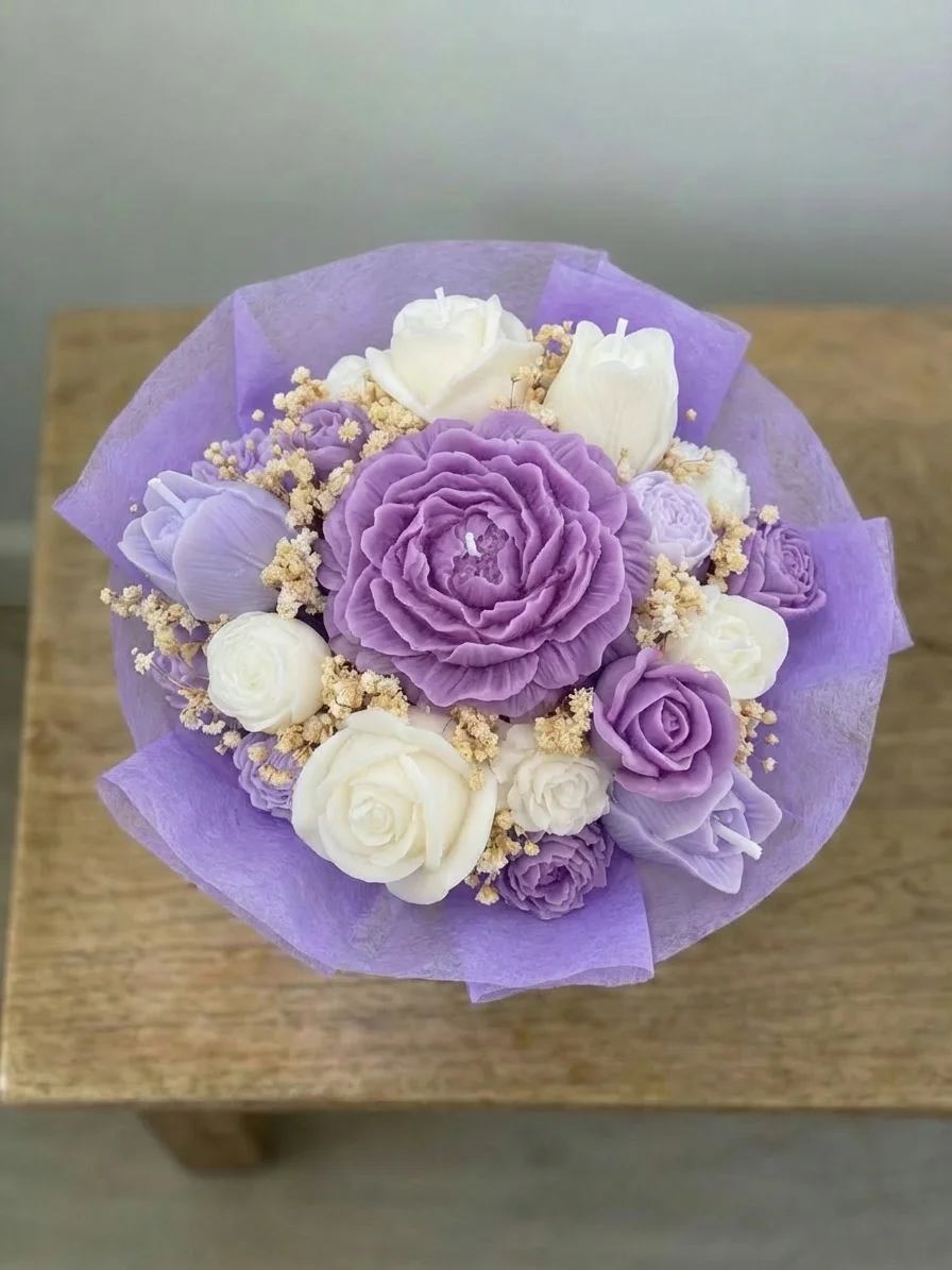 Bouquet Eterno - Jardín de Ensueño Lila - vista 2