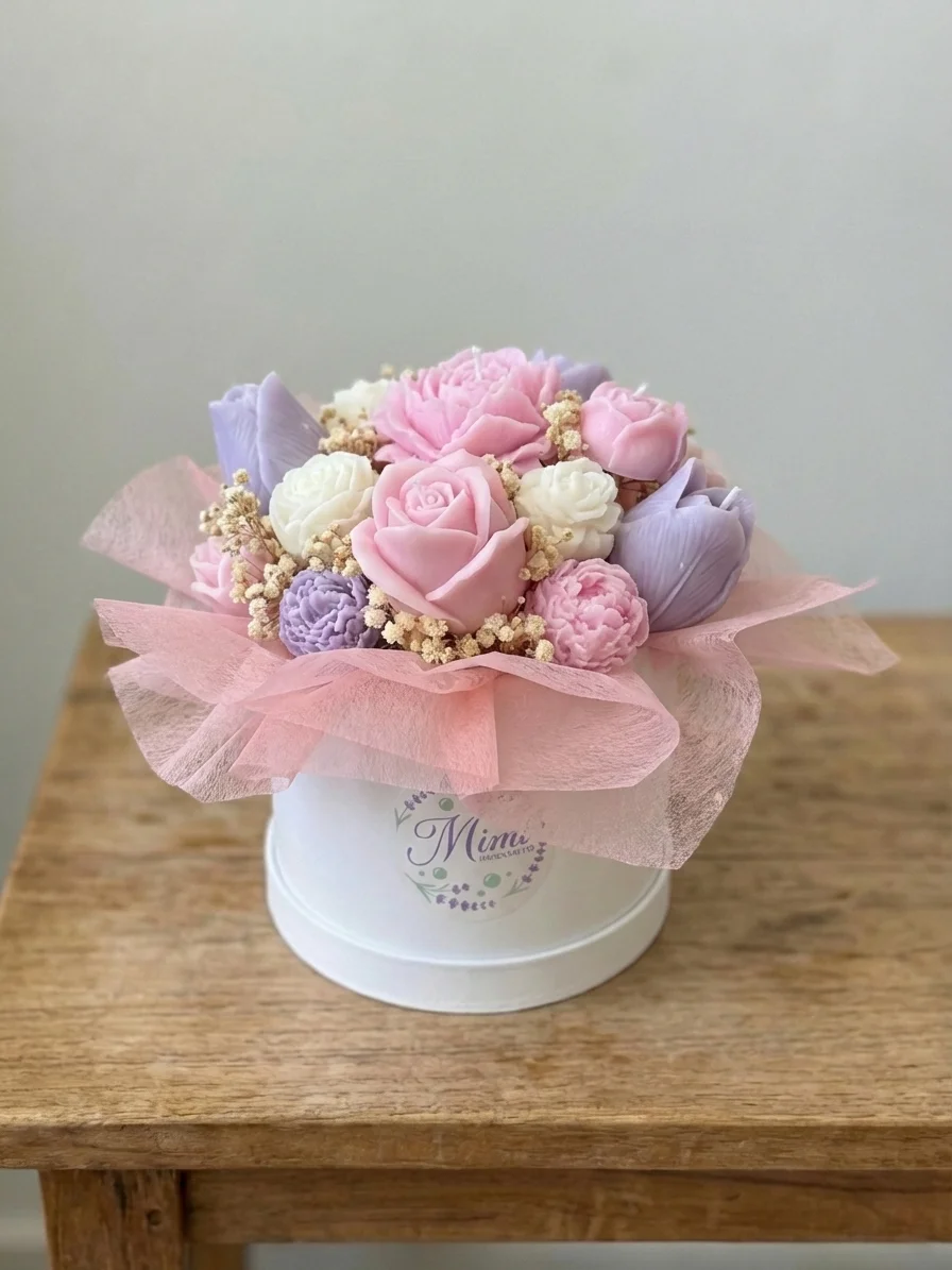 Bouquet Eterno - Jardín de Ensueño Tricolor