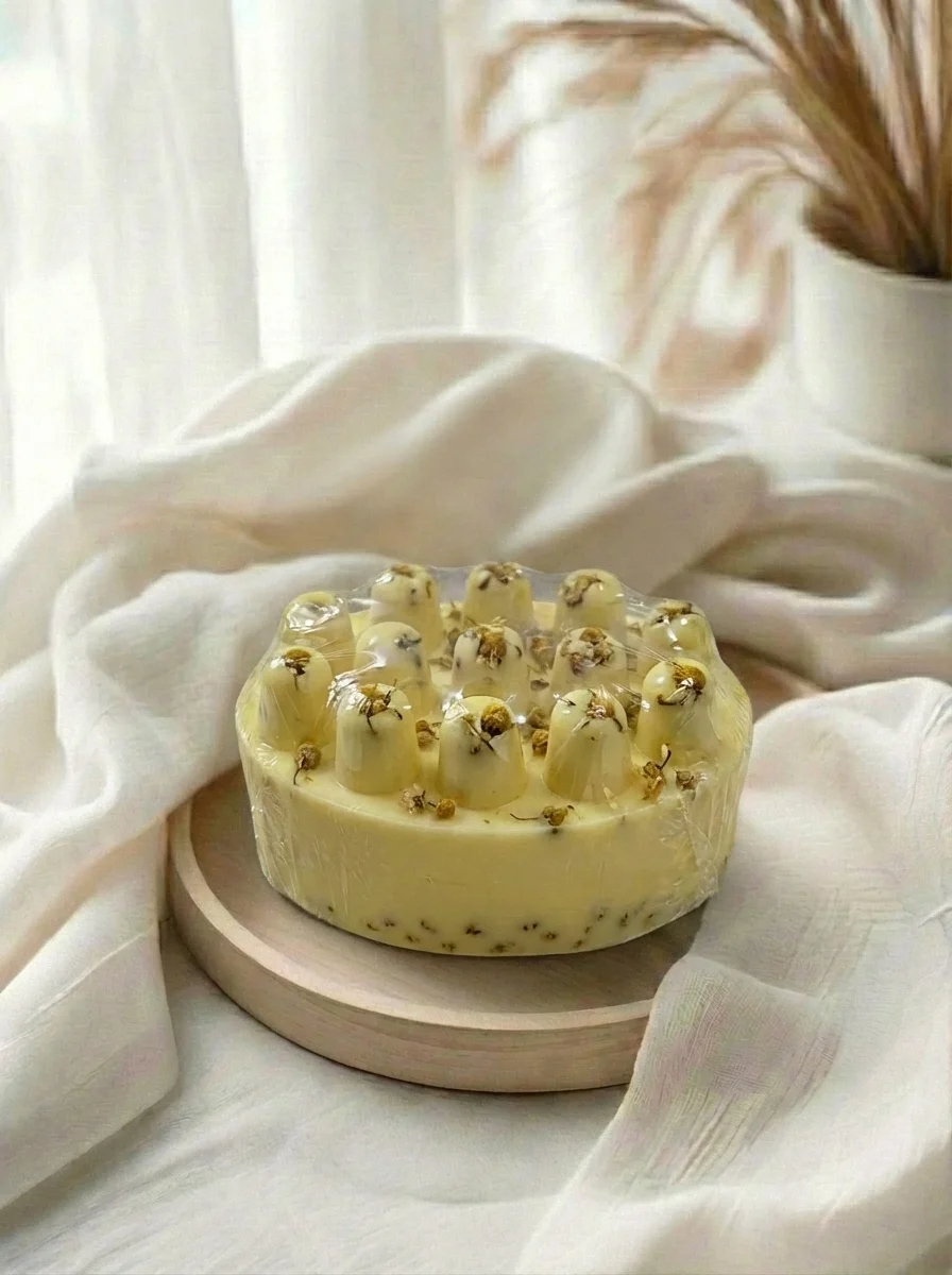 Jabón masajeador de manzanilla