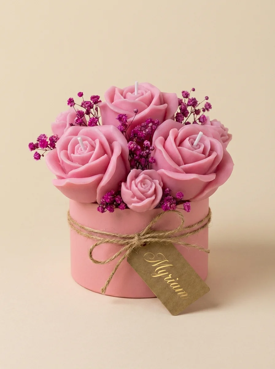 Bouquet Eterno Rosas de Cera de Soya - vista 3